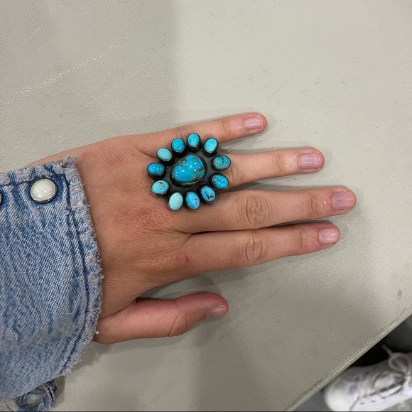 Native Turquoise Ring - Picture 2 of 12